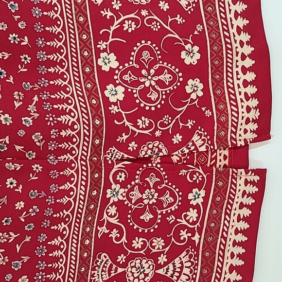 PAUL HARRIS DESIGN Vintage Sheath Dress Round Neck Short Sleeve Red - Size 8 - Picture 7 of 11